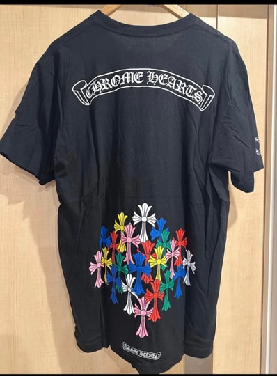Chrome Hearts Cemetery Cross T-Shirt "Black/Multicolor"