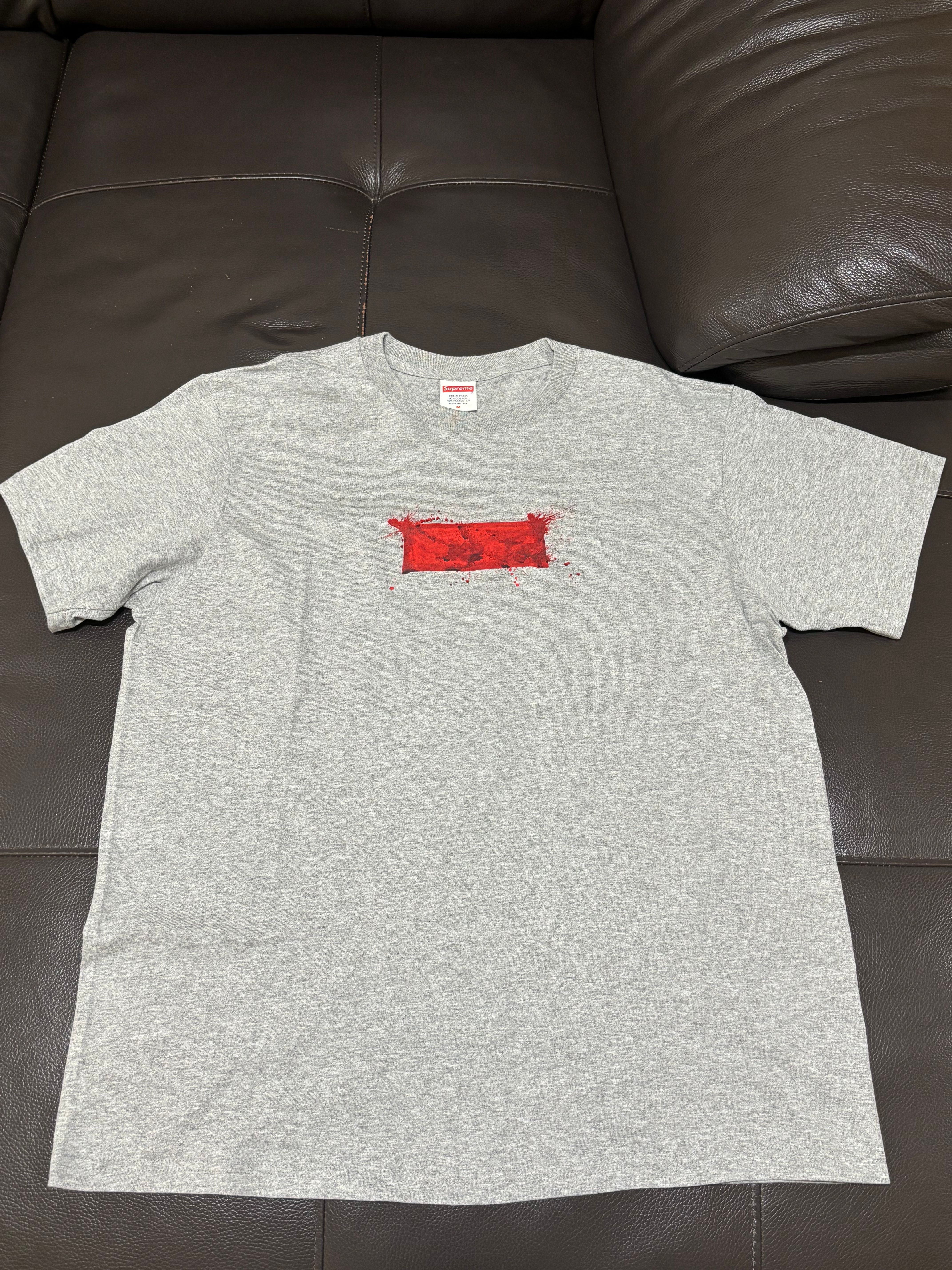 Supreme Ralph Steadman Box Logo Tee "Grey"