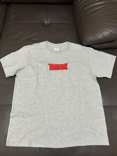 Supreme Ralph Steadman Box Logo Tee "Grey"