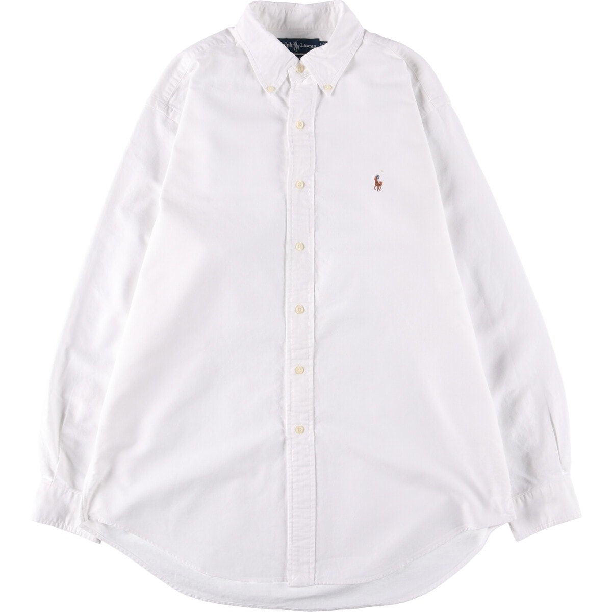 古着 ラルフローレン Ralph Lauren YARMOUTH 長袖 ボタンダウンシャツ メンズL相当/eaa531296