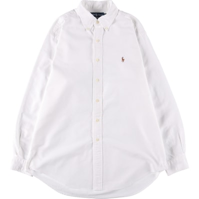 古着 ラルフローレン Ralph Lauren YARMOUTH 長袖 ボタンダウンシャツ メンズL相当/eaa531296