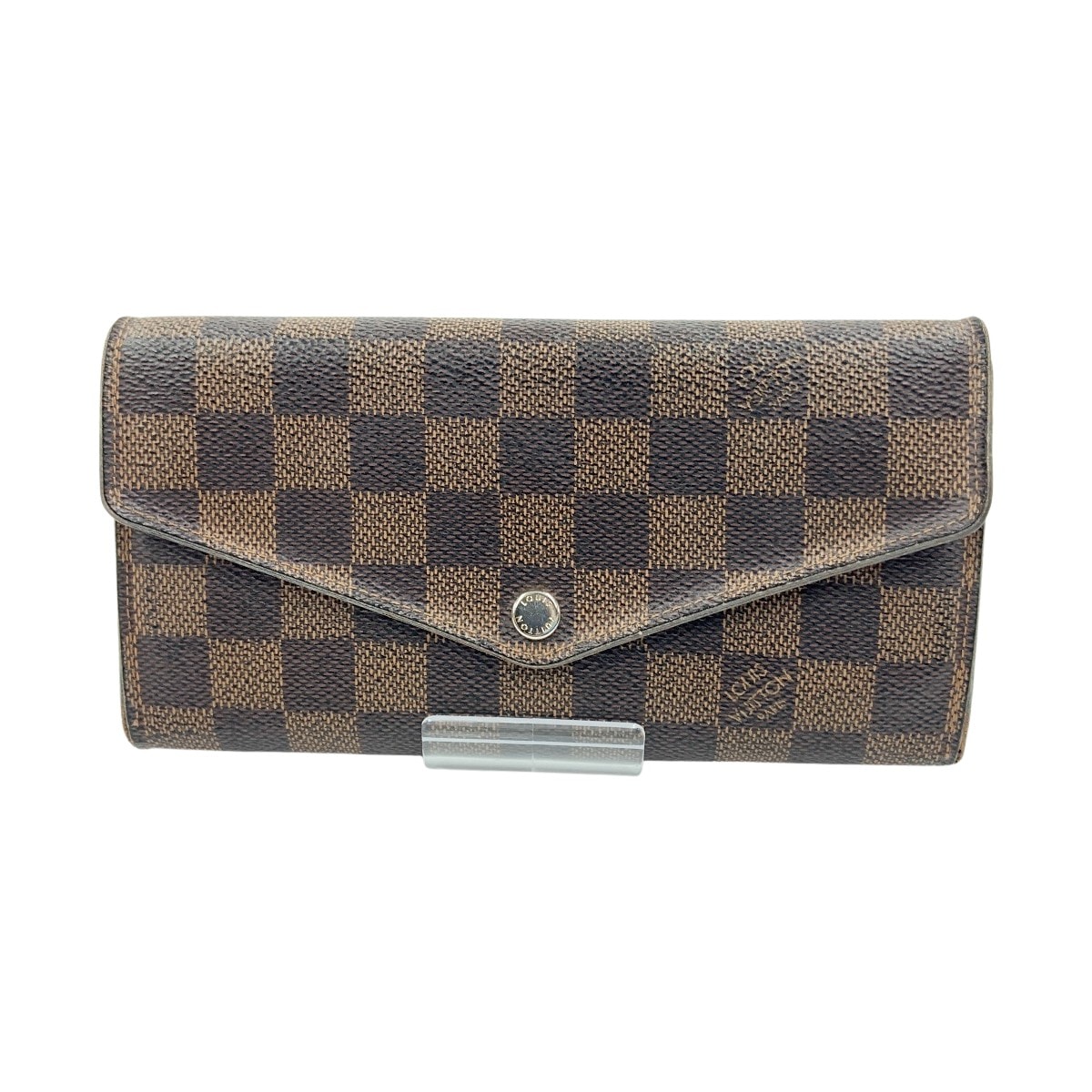 〇〇LOUIS VUITTON ルイヴィトン ダミエ ポルトフォイユ サラ 二つ折り財布 N63209 イニシャル入り