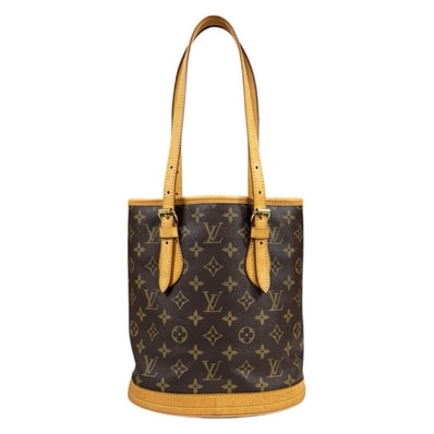 ルイヴィトン バケットPM モノグラム ハンドバッグ モノグラムキャンバス M42238 ブラウン レディース LOUIS VUITTON 中古