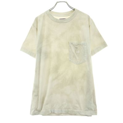 THE NORTH FACE ザノースフェイス 日本製 タイダイ柄 半袖 Tシャツ S アイボリー NT3077N