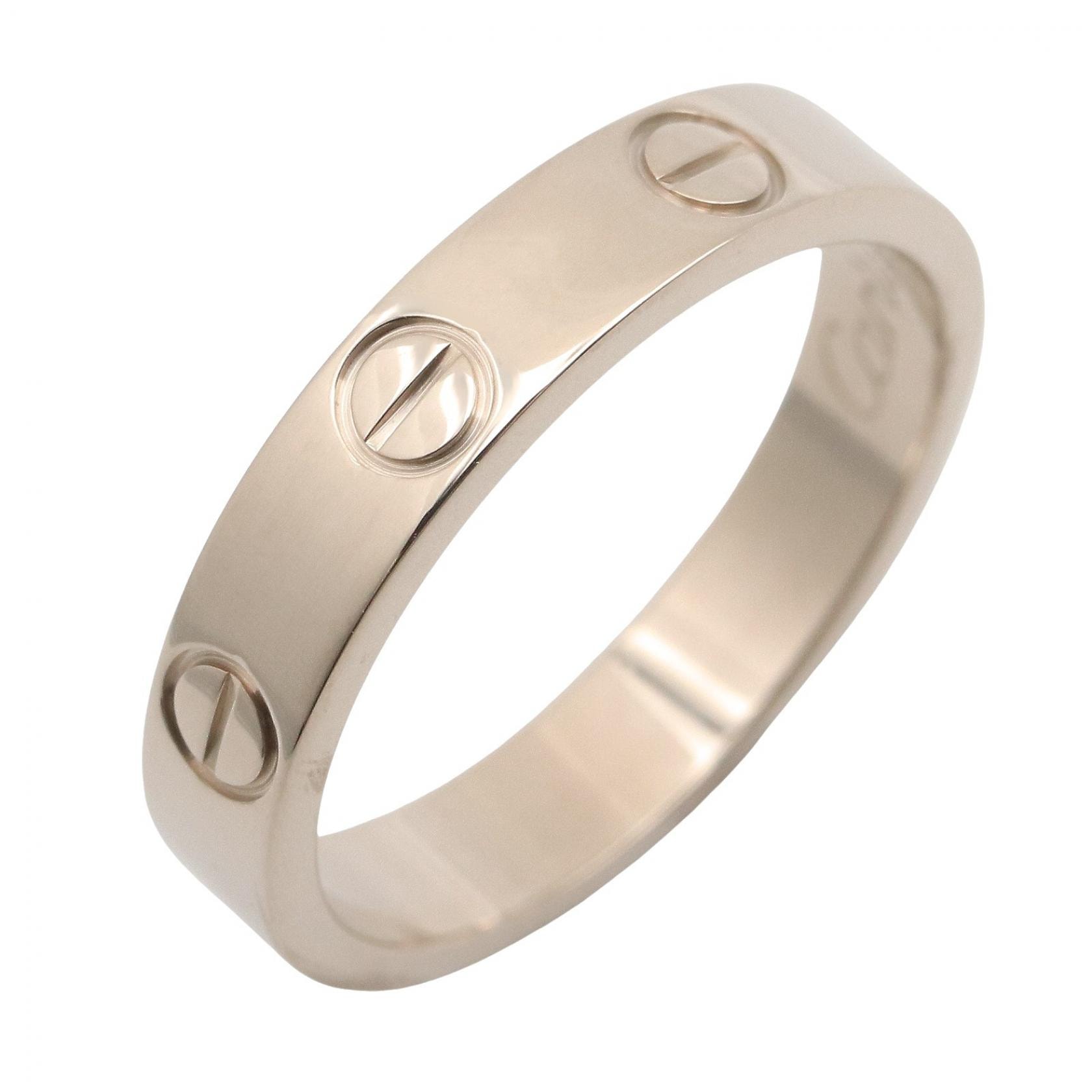 カルティエ CARTIER ミニラブリング リング・指輪 ジュエリー K18WG(ホワイトゴールド) メンズ レディース シルバー系 B4049650 【中古】