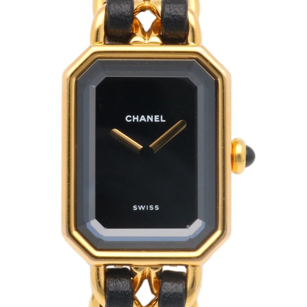 シャネル プルミエール S 腕時計 時計 GP H0001 クオーツ レディース 1年保証 CHANEL  中古