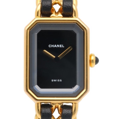 シャネル プルミエール S 腕時計 時計 GP H0001 クオーツ レディース 1年保証 CHANEL 中古