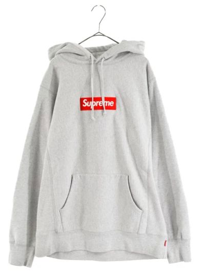 Supreme Box Logo Hooded Sweatshirt "Heather Grey" (16FW)