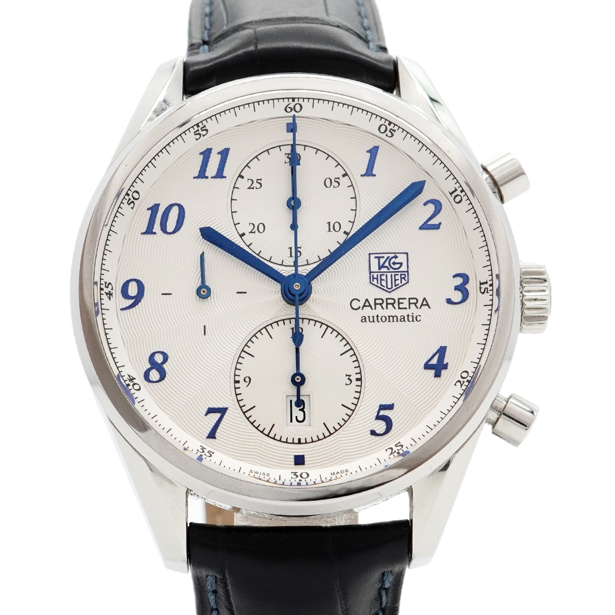 ★最終価格【6wcb0134】タグホイヤー カレラ CAS2111 シルバー文字盤【中古】腕時計 メンズ