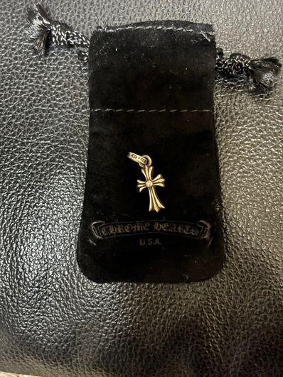 Chrome Hearts CH Cross Baby Fat Charm "Silver"