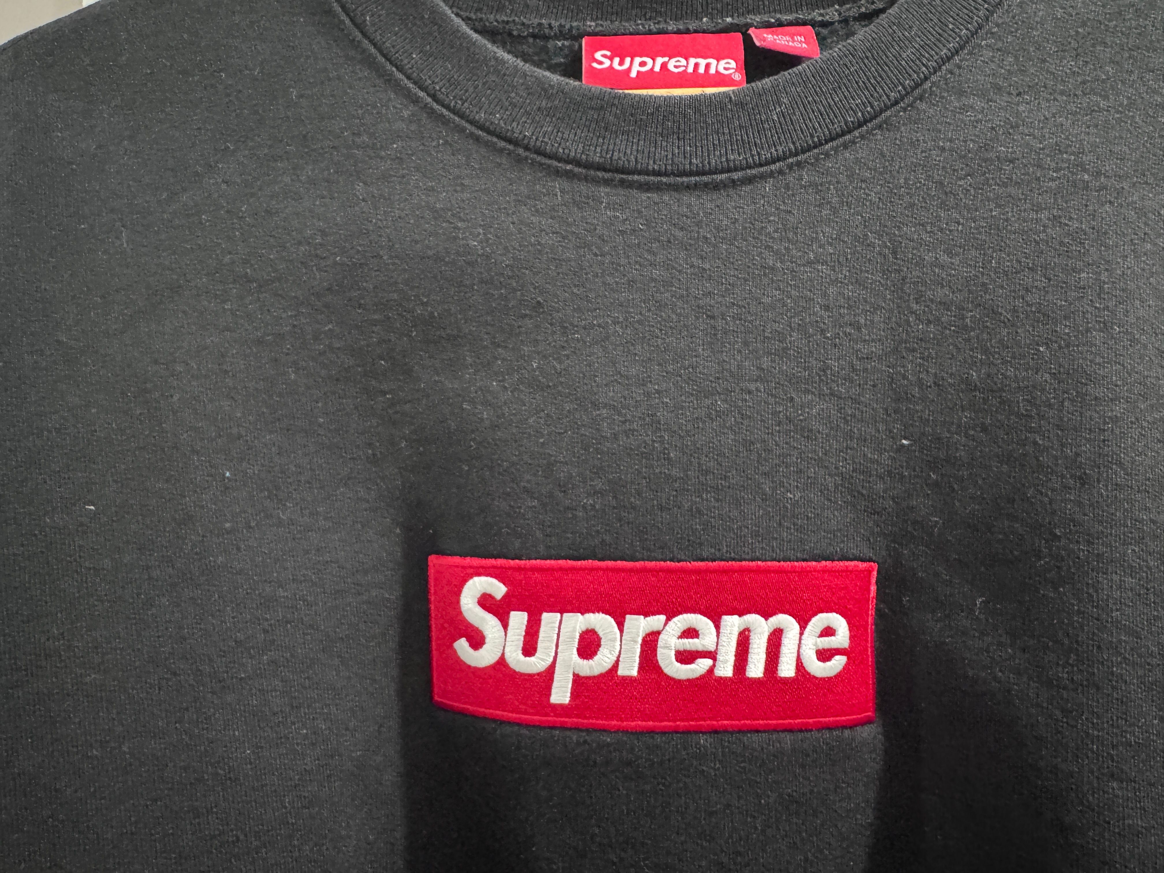 Supreme Box Logo Crewneck "Black" (22FW)