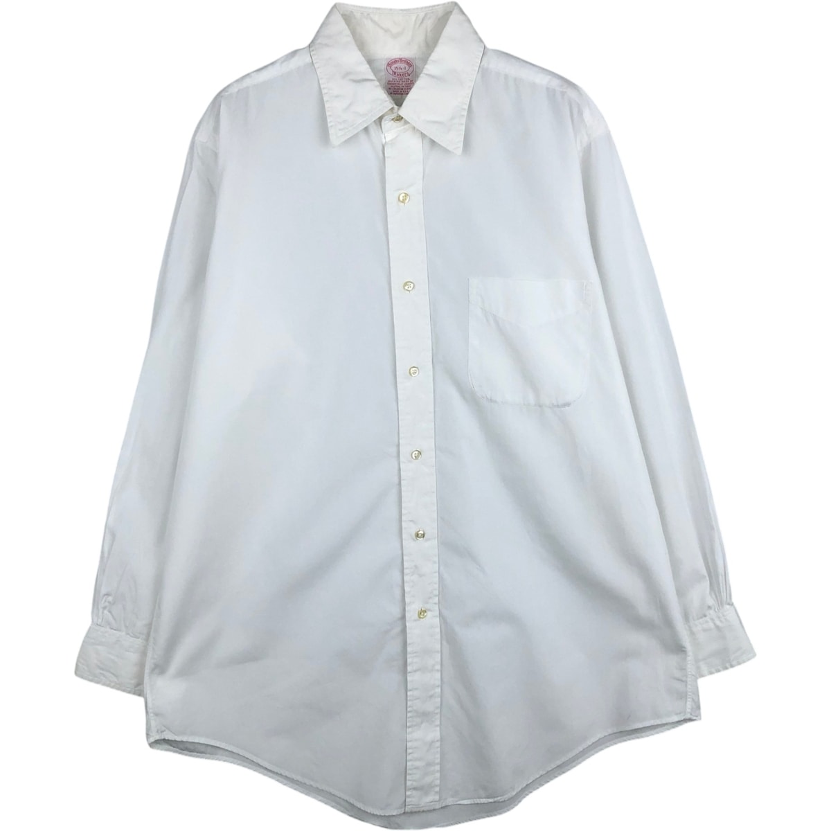 古着 ブルックスブラザーズ Brooks Brothers MAKERS 長袖 コットンシャツ USA製 メンズM相当/eaa625187