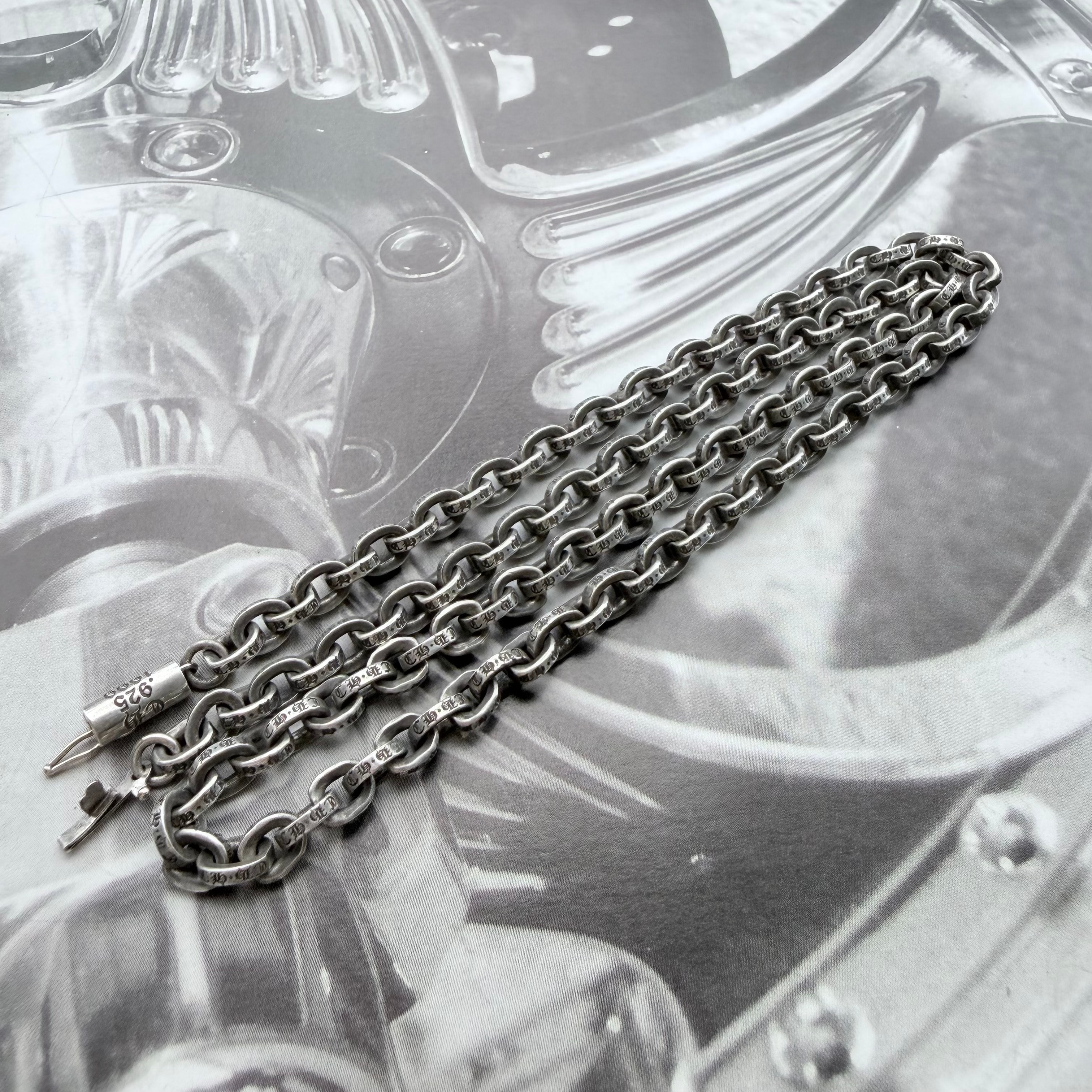 Chrome Hearts Paper Chain Necklace "Silver"