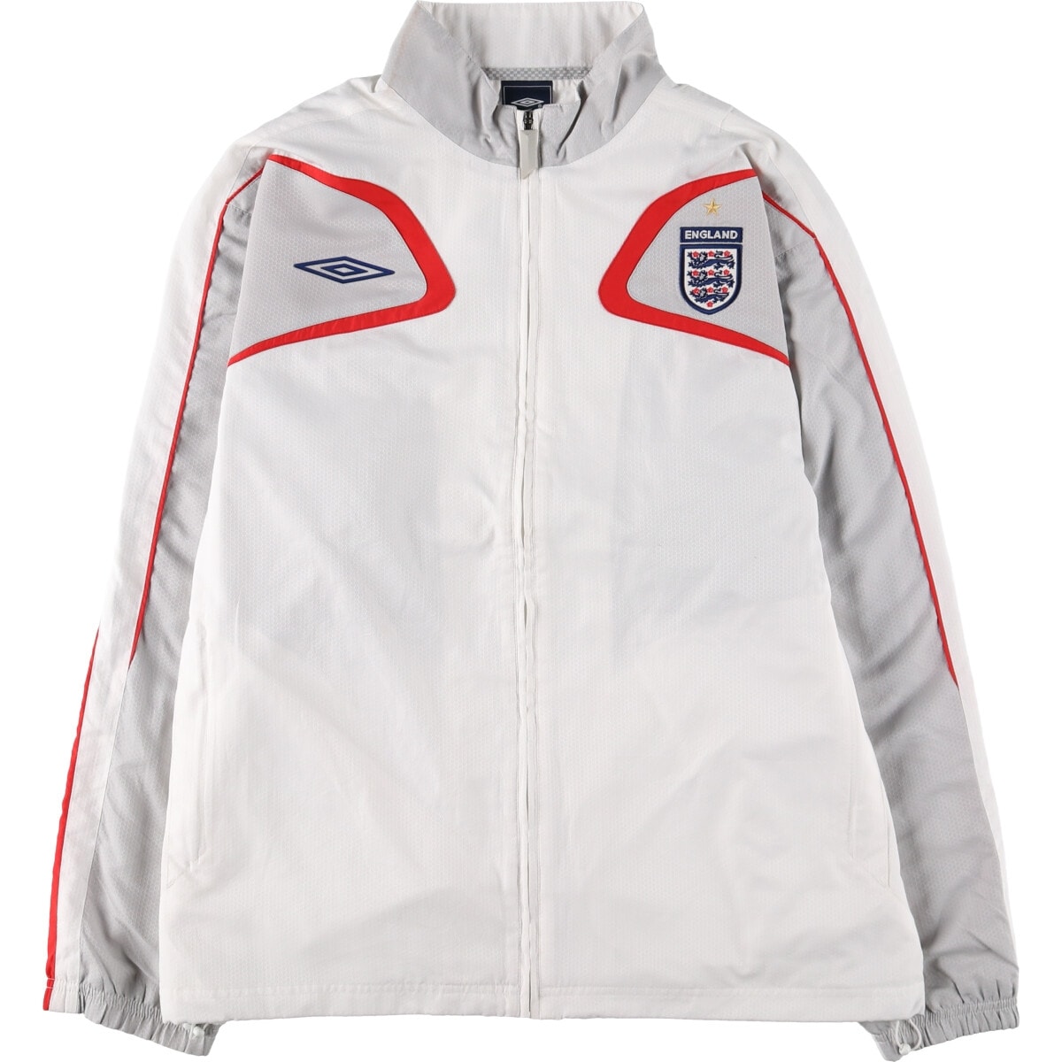 古着 90年代 アンブロ UMBRO イングランド代表 ジップアップジャケット メンズXL相当 ヴィンテージ/eaa521006