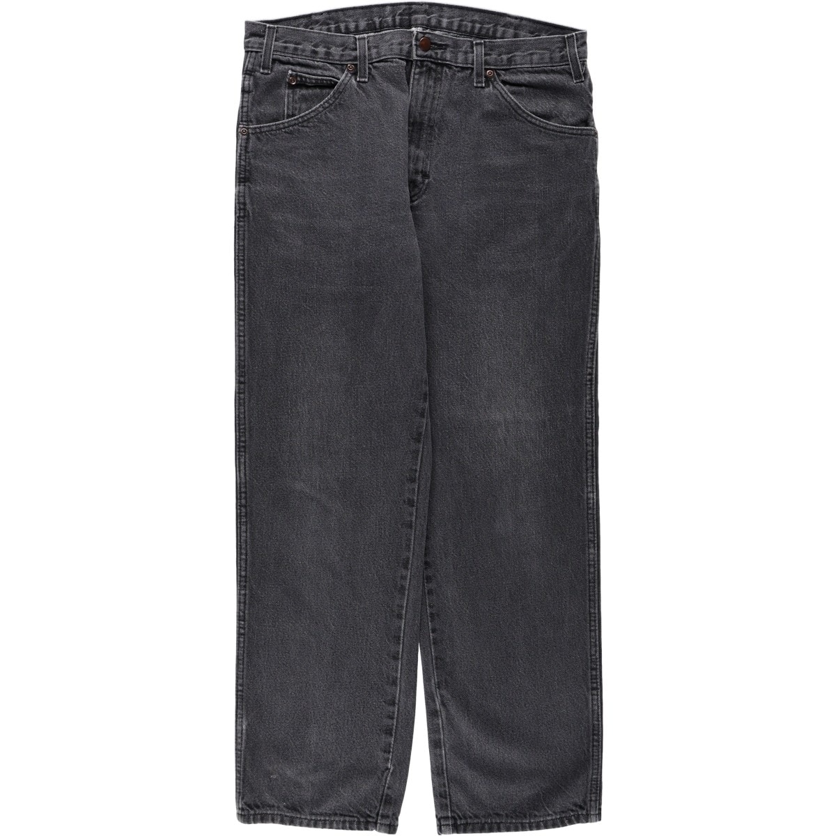 古着 ディッキーズ Dickies ブラックデニム テーパードデニムパンツ メンズw34相当/eaa664932