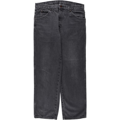 古着 ディッキーズ Dickies ブラックデニム テーパードデニムパンツ メンズw34相当/eaa664932