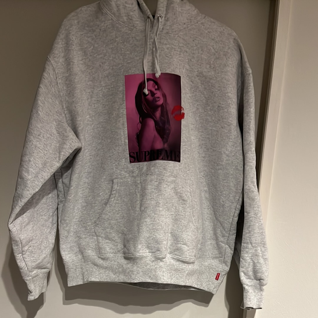 Supreme Kate Moss Hooded Sweatshirt "Ash Grey"