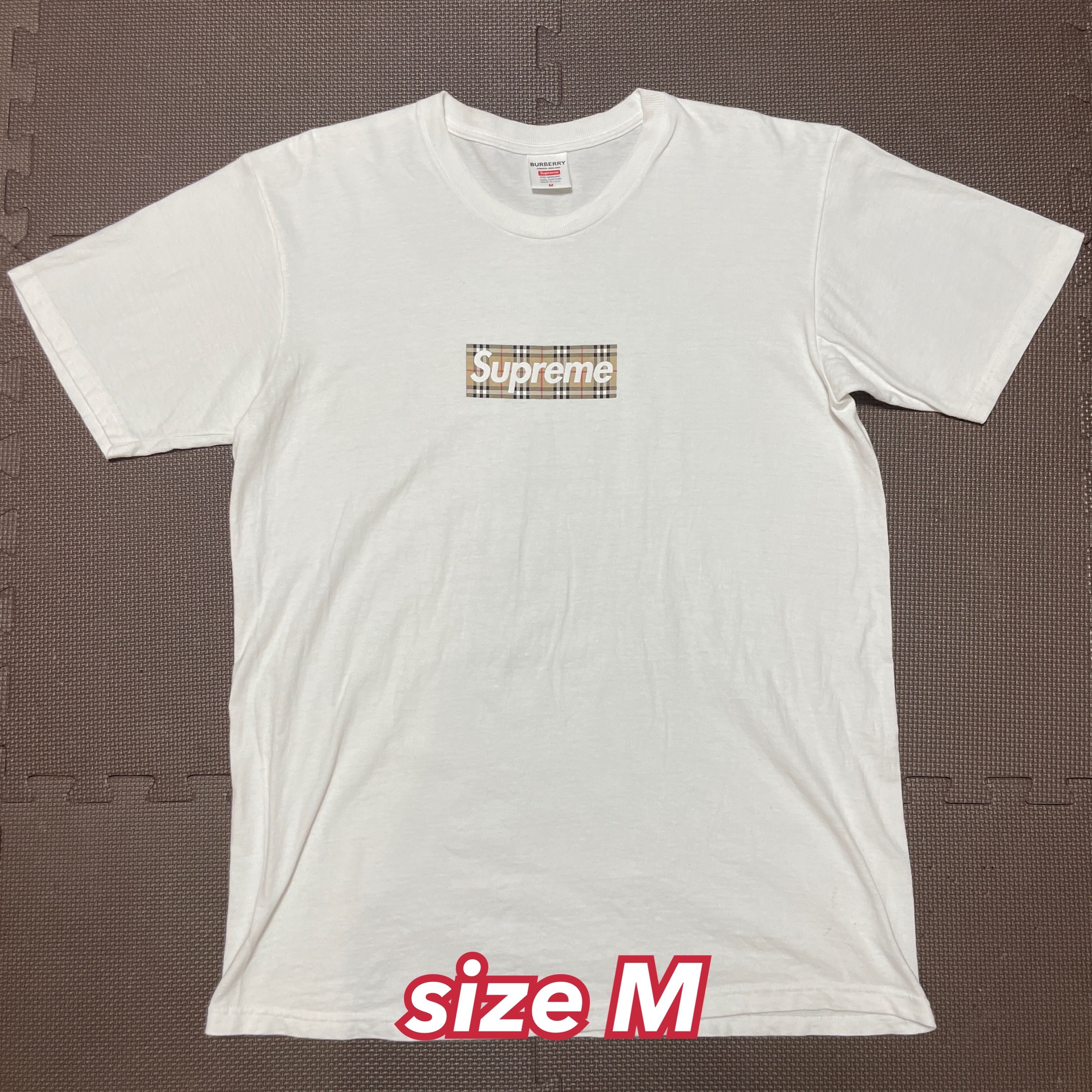 Supreme / Burberry Box Logo Tee "White"