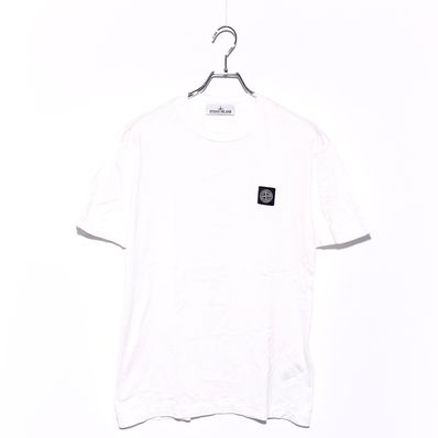 Stone Island Compass Logo Patch Tee "White"