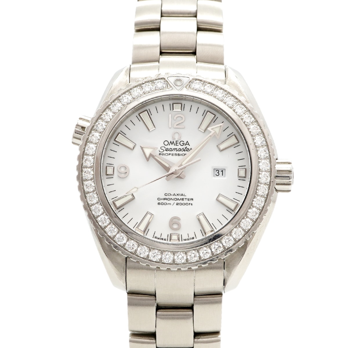 【6wda0042】オメガ シーマスター プラネットオーシャン 232.15.38.20.04.001 白文字盤【中古】腕時計 メンズ