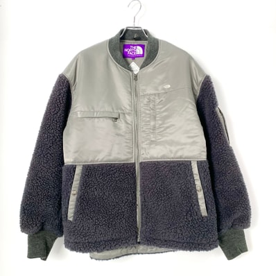 THE NORTH FACETHE Wool Boa Fleece Denali Jacket Gray