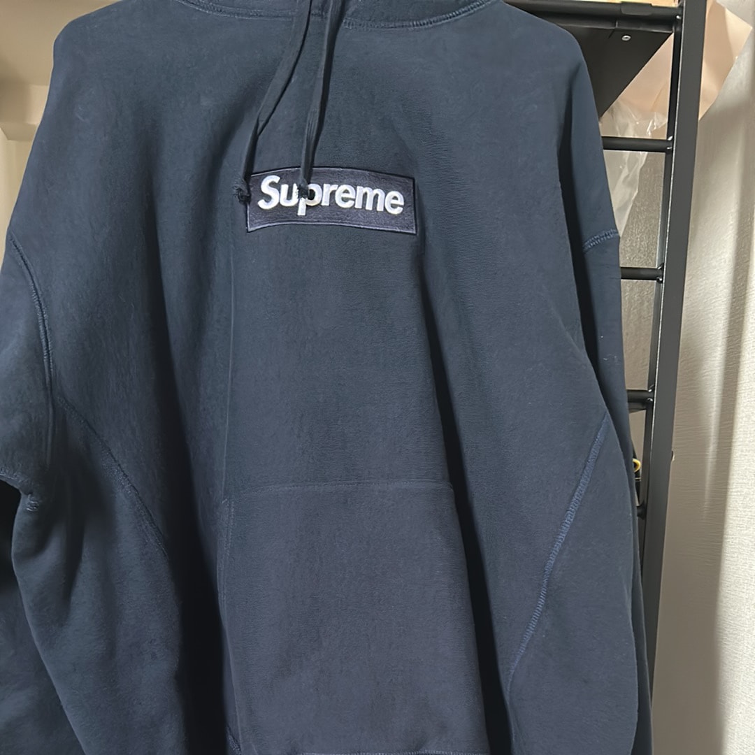 Supreme Box Logo Hooded Sweatshirt (25FW) "Navy"