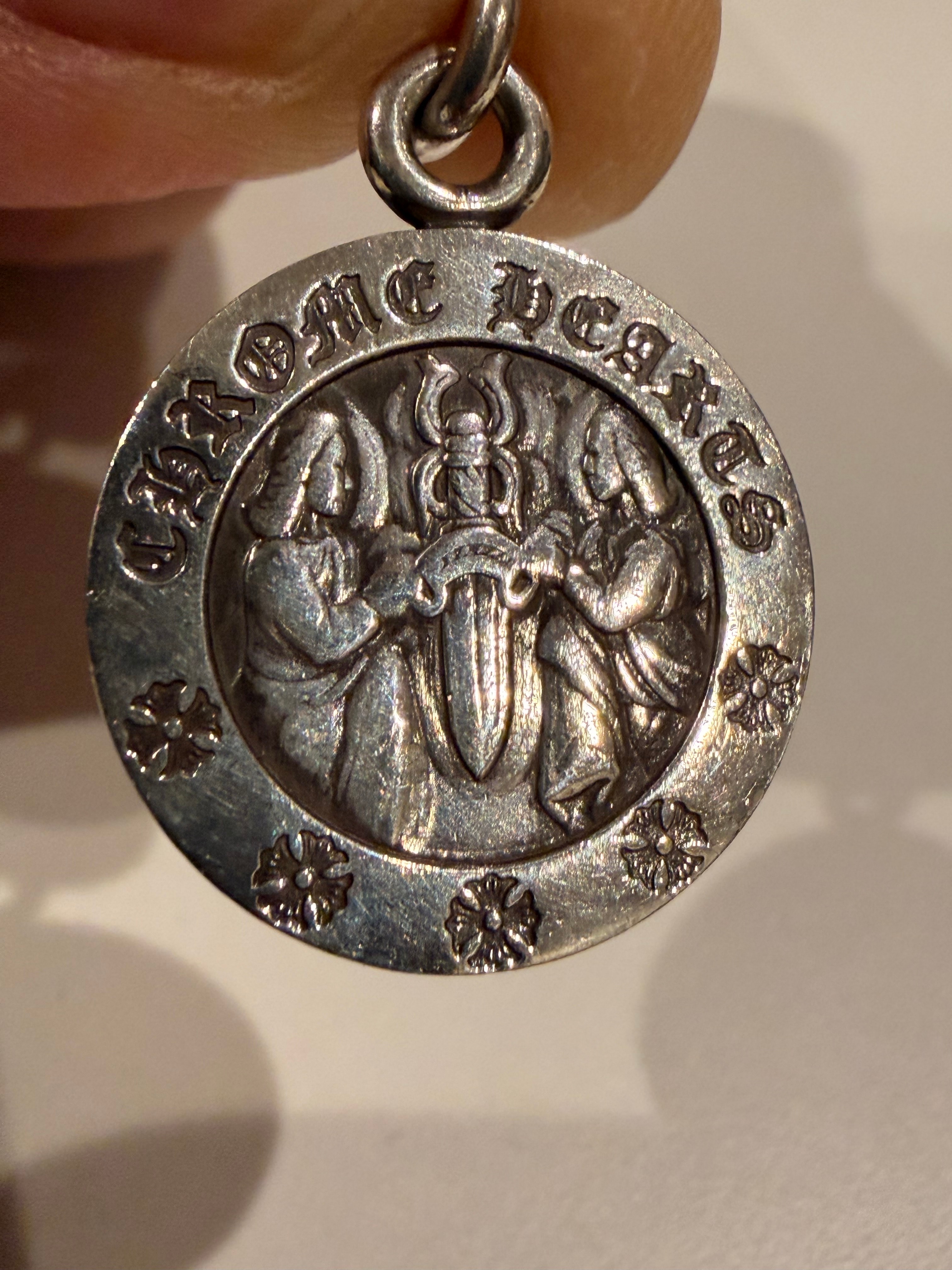 Chrome Hearts Angel Medal Charm "Silver"