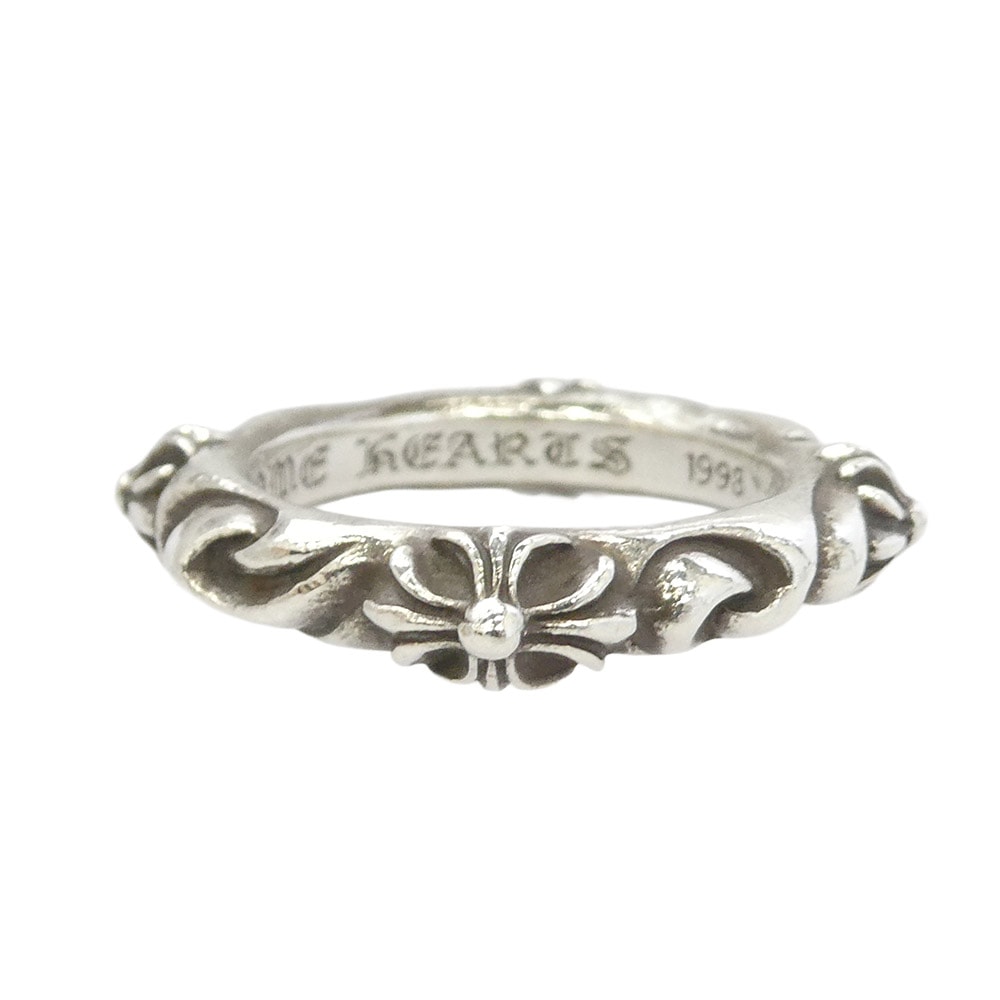 CHROME HEARTS クロムハーツ(原本無) リング 購入レシート付属 SBT BAND リング シルバー系 19号【中古】