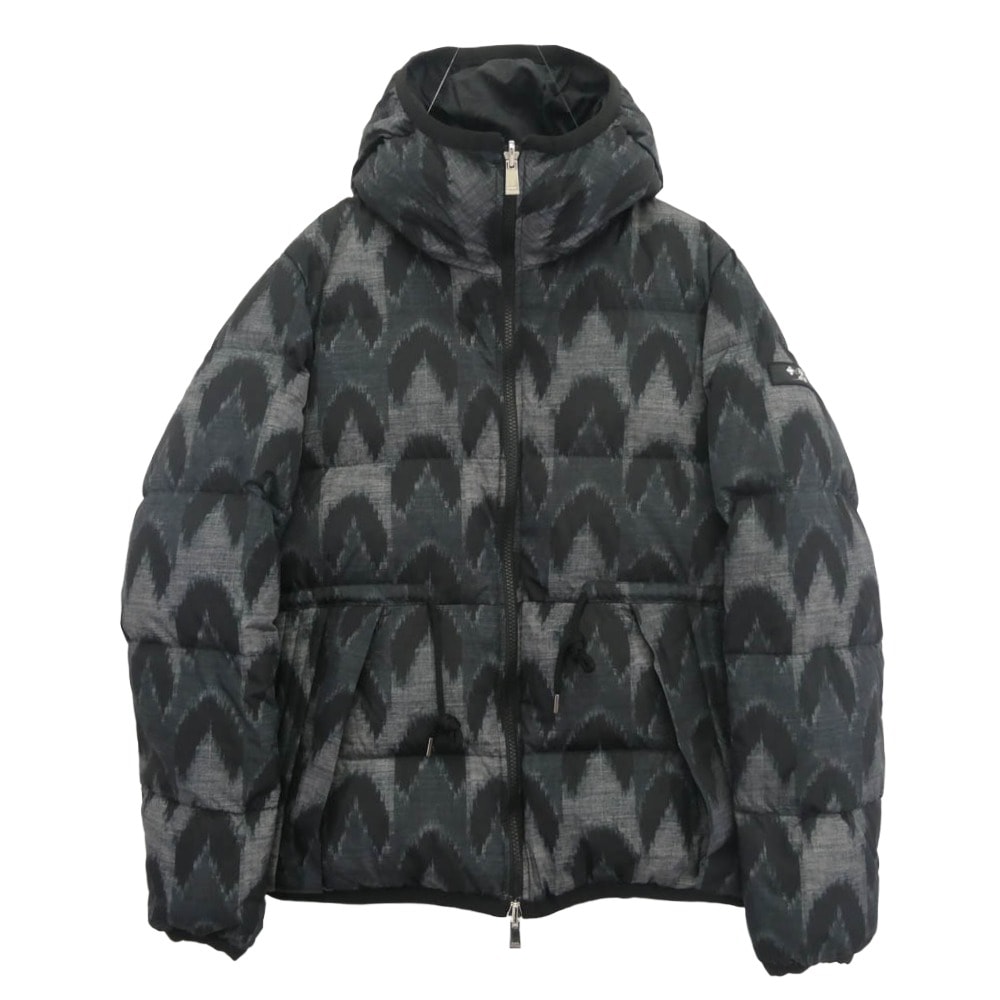 TATRAS タトラス ダウンジャケット MTK20A4201 MISSOURI Rライン リバーシブル ダウンジャケット フーディ ブラック系 2【中古】