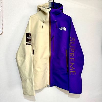 Supreme x The North Face Split Taped Seam Shell Jacket "Tan"
