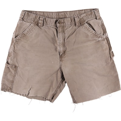 古着 カーハート Carhartt カットオフ ダック地ペインターショーツ ショートパンツ メンズw37相当/eaa572679