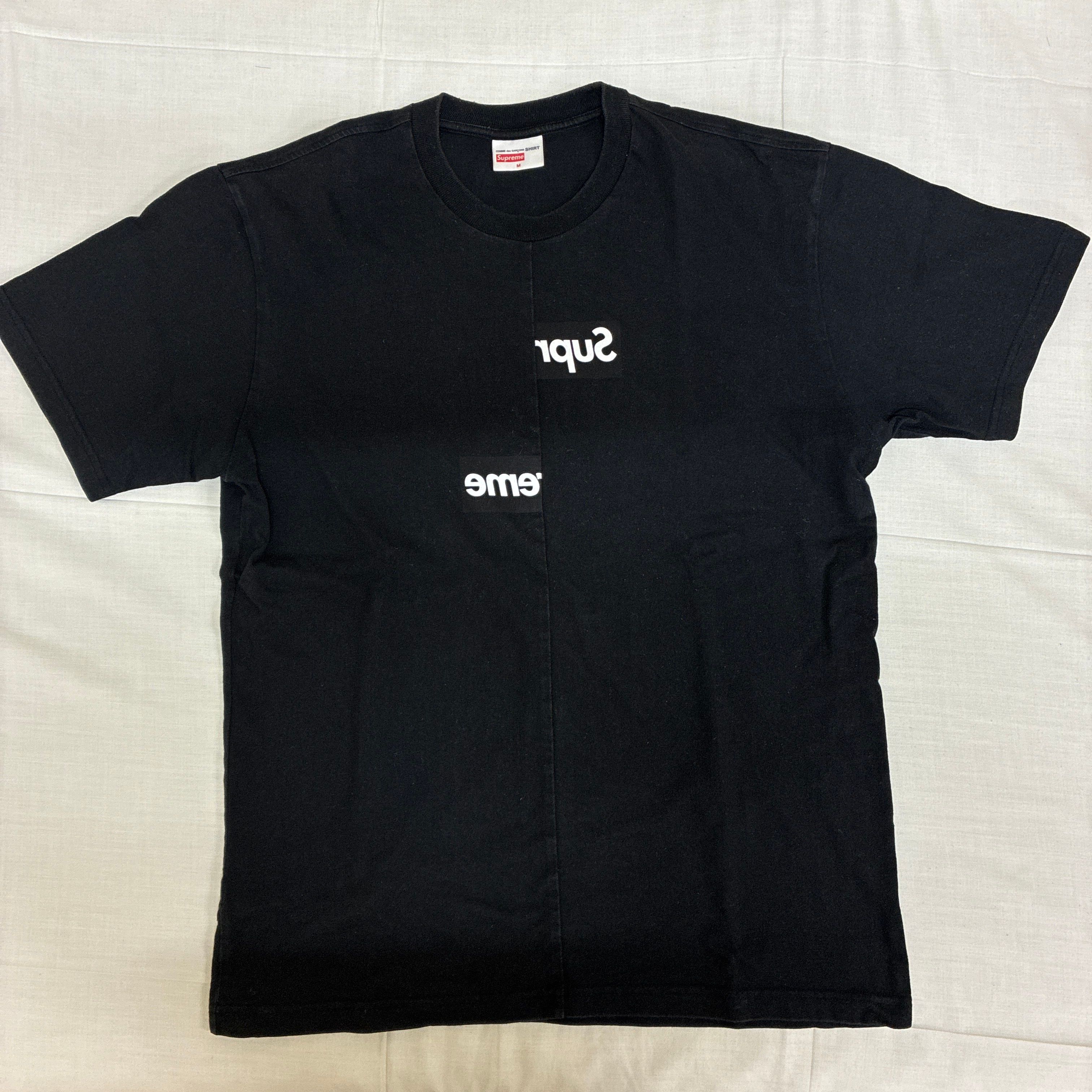 Supreme / Comme des Garçons SHIRT® Split Box Logo Tee "Black"