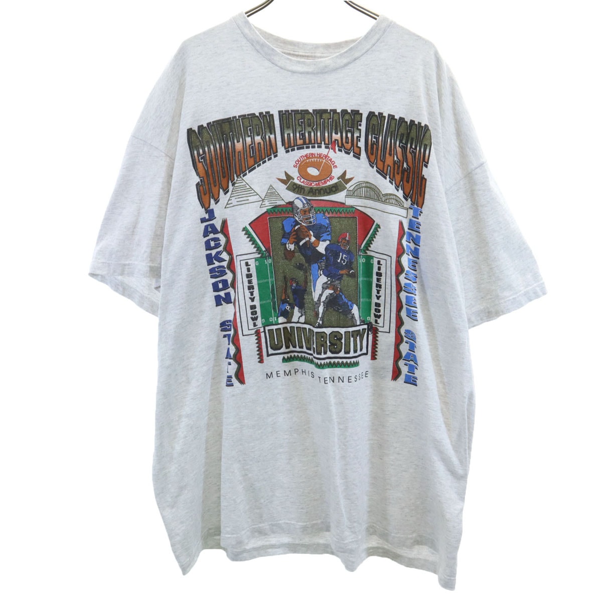 FILA フィラ 90s USA製 オールド Southern Heritage Classic 半袖 Tシャツ XXL グレー