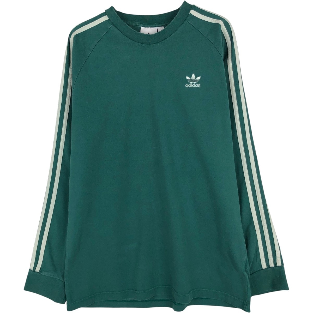 古着 アディダス adidas ロングTシャツ ロンT メンズL相当 クルーネック(丸首)/eaa673058
