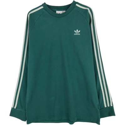 古着 アディダス adidas ロングTシャツ ロンT メンズL相当 クルーネック(丸首)/eaa673058