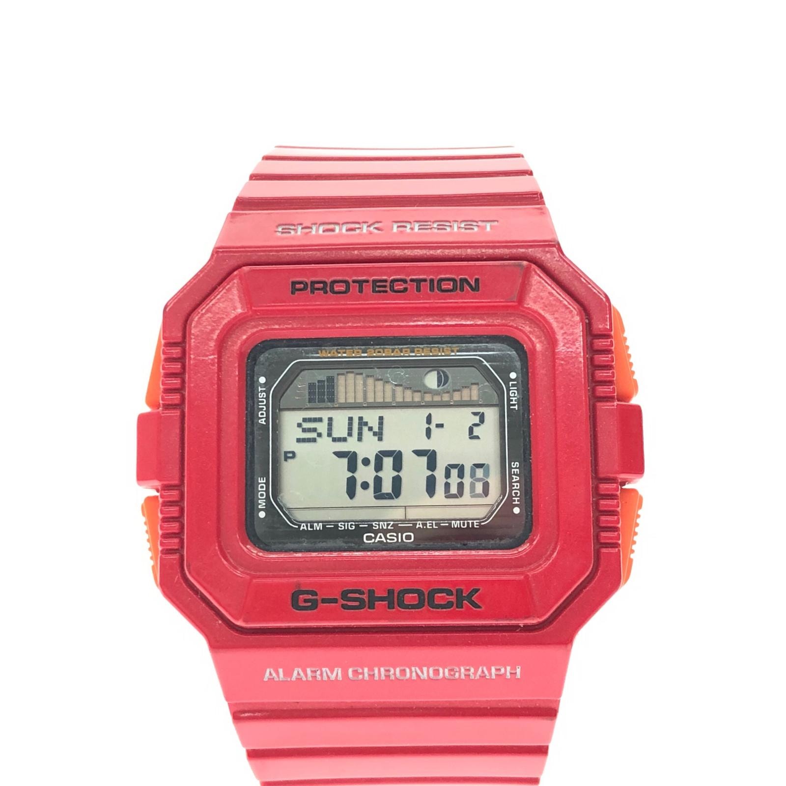 CASIO カシオ デジタルウォッチ G-SHOCK G-LIDE海外モデル タイドグラフ・ムーンデータ クラシックデザイン GLX-5500A