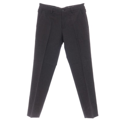 【中古】ドルチェアンドガッバーナ DOLCE&GABBANA コットン ドット カジュアルスラックスパンツ ブラックxホワイト【サイズ44】【メンズ】