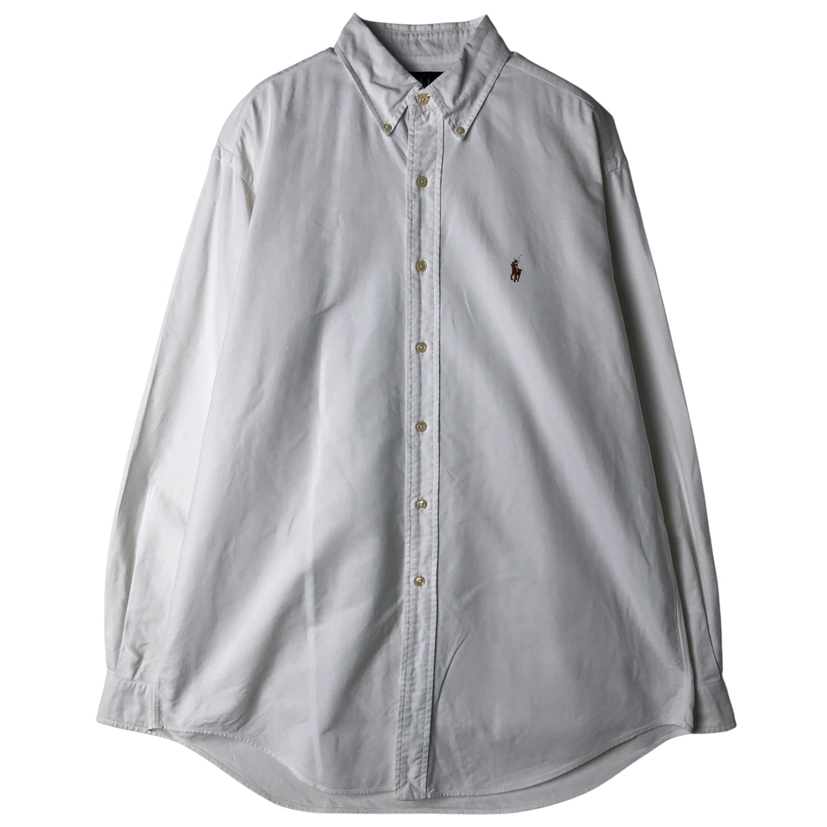 古着 ラルフローレン Ralph Lauren YARMOUTH 長袖 ボタンダウンシャツ メンズL相当/eaa611377