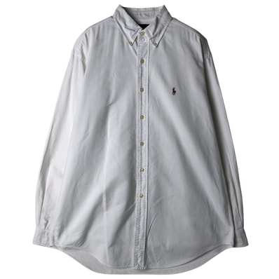 古着 ラルフローレン Ralph Lauren YARMOUTH 長袖 ボタンダウンシャツ メンズL相当/eaa611377