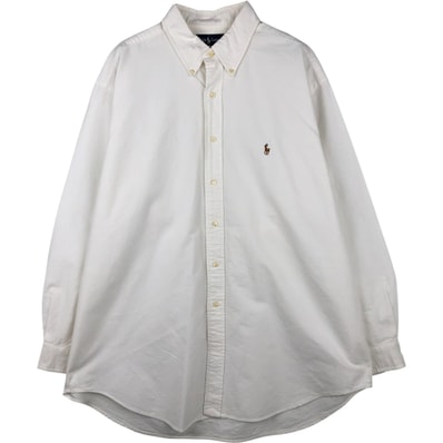 古着 ラルフローレン Ralph Lauren YARMOUTH 長袖 ボタンダウンシャツ メンズXL相当/eaa615294