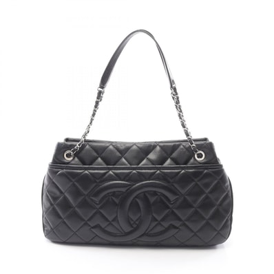 シャネル CHANEL マトラッセ トートバッグ バッグ キャビアスキン(グレインドカーフ) レディース ブラック系 A67292 【中古】