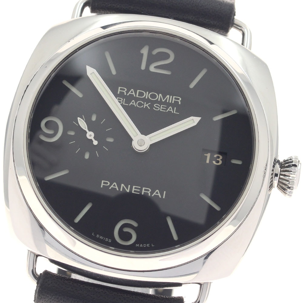 パネライ ラジオミール ブラックシール PAM00388 メンズ 【中古】