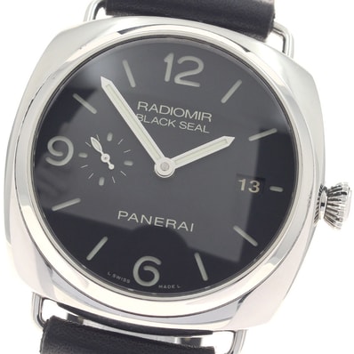 パネライ ラジオミール ブラックシール PAM00388 メンズ 【中古】