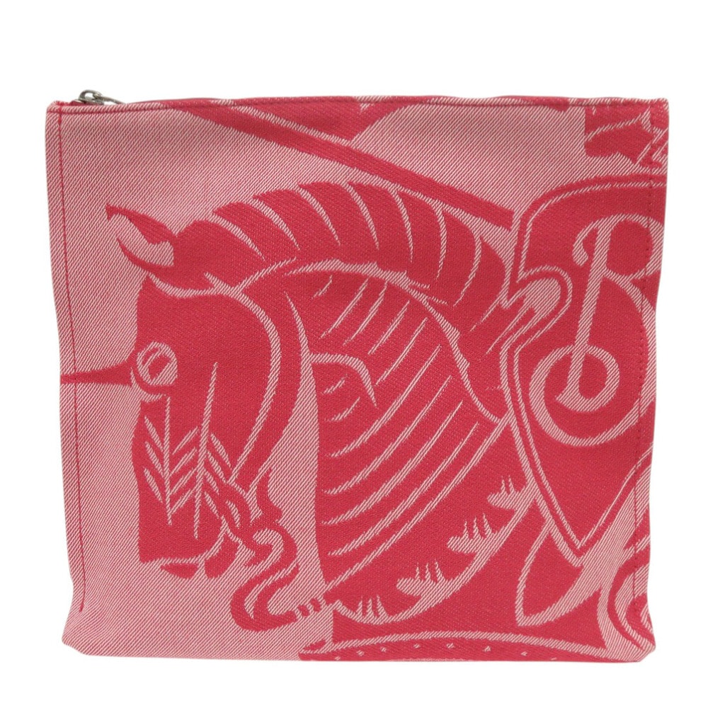 バーバリー   8082221  キャンバス  レッド   クラッ