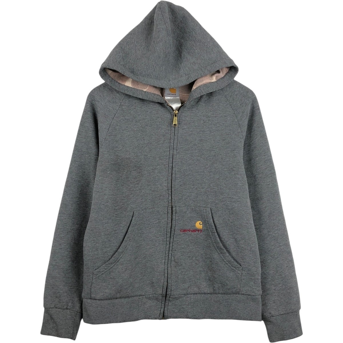 古着 カーハート Carhartt メッシュライナー スウェットフルジップパーカー メンズL相当/eaa679731