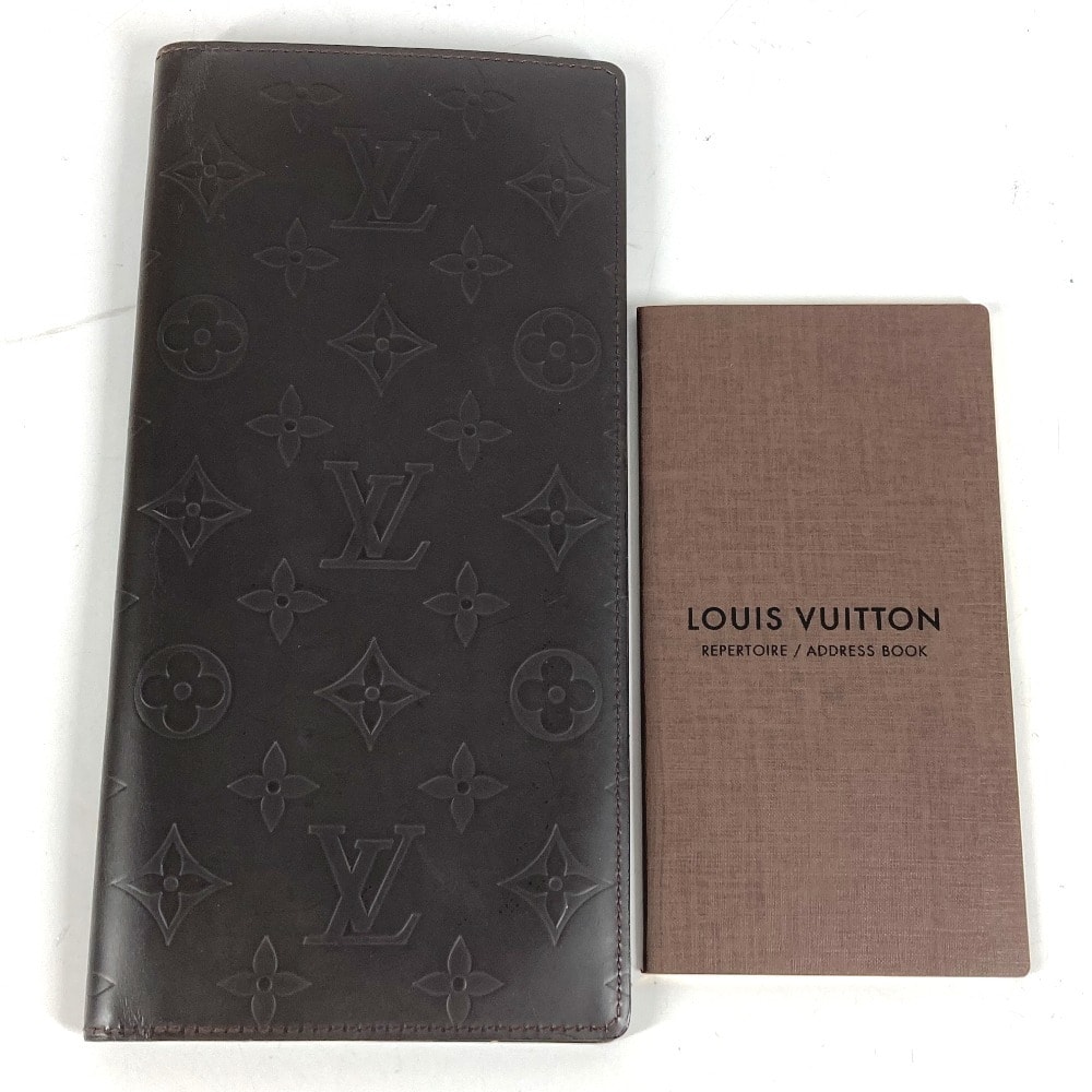 ルイヴィトン LOUIS VUITTON ポルトフォイユ ドゥーブル M66480 モノグラムグラセ 2つ折り財布 長財布 モノグラムグラセレザー カフェ ブラウン