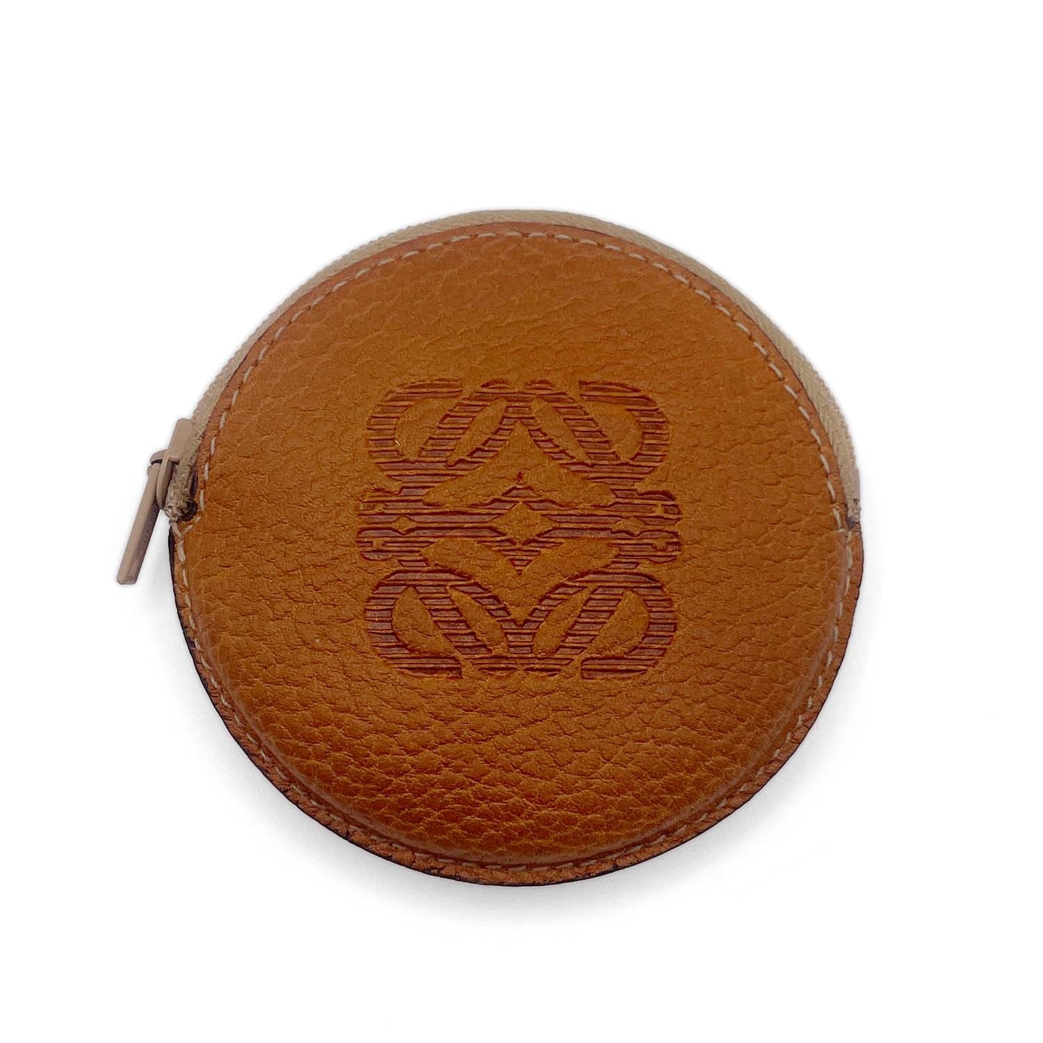 LOEWE ロエベ アナグラム ラウンド コインケース
丸型 ロゴ レザー ブラウン メンズ
【中古】