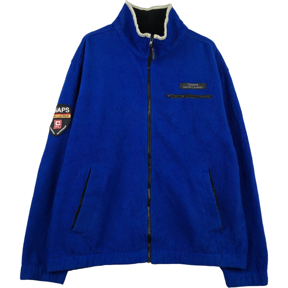 古着 ラルフローレン Ralph Lauren CHAPS チャップス フリースジャケット カナダ製 メンズL相当/eaa610486