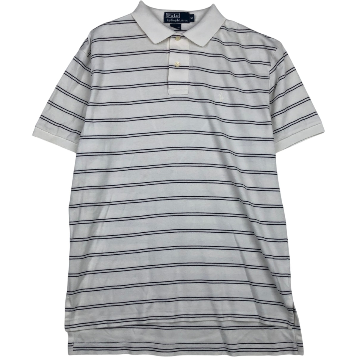 古着 ラルフローレン Ralph Lauren POLO by Ralph Lauren 半袖 ボーダー ポロシャツ メンズM相当/eaa635298