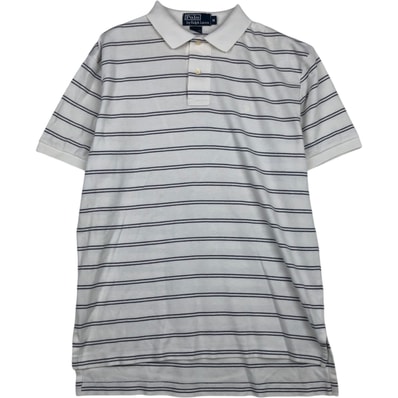 古着 ラルフローレン Ralph Lauren POLO by Ralph Lauren 半袖 ボーダー ポロシャツ メンズM相当/eaa635298